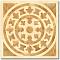 Ceracasa Ceramica Roseton Damore Beige Pulido 116.8x116.8 панно