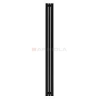 Arbiola Mono H 2000-60-03 секции черный вертикальный радиатор c боковым подключением