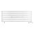 Arbiola Gorizont Ritmo VZ 1800-40-11 секций белый горизонтальный  радиатор c нижним подключением (на ножках)