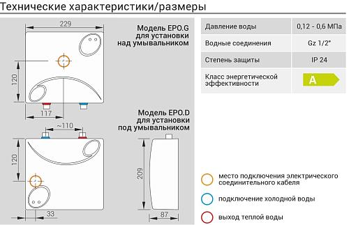 Kospel EPO.G-5 Amicus Электрический проточный водонагреватель