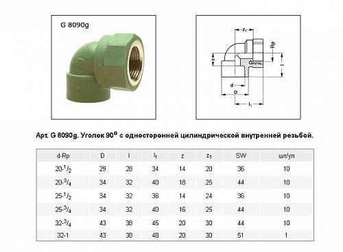 Baenninger Уголок  ВР 25 x 3/4"