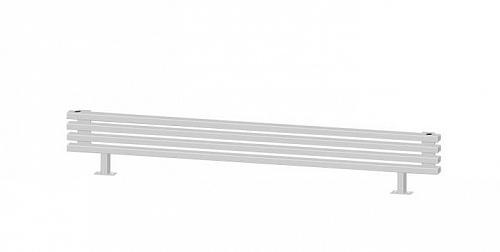 Arbiola Gorizont Mono HZ 1500-60-10 секции белый горизонтальный радиатор c боковым подключением (с ножками)