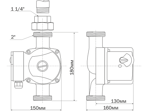 Aquario AC 328-180 циркуляционный насос