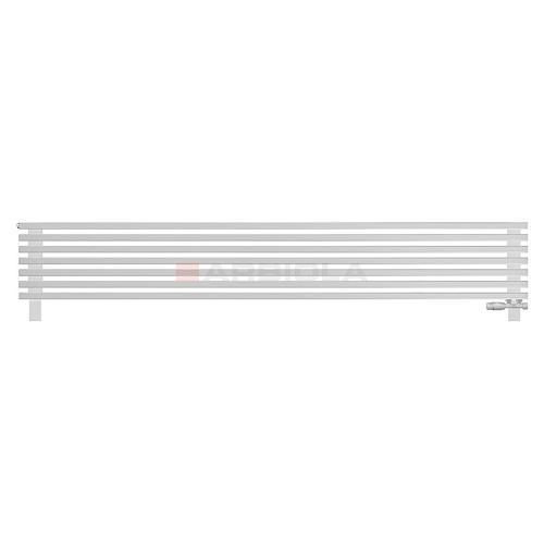 Arbiola Gorizont Compact VZ 2500-63-07 секции белый горизонтальный радиатор c нижним подключением с ножками