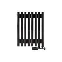 Arbiola Compact V 500-63-08 секции черный вертикальный радиатор c нижним подключением