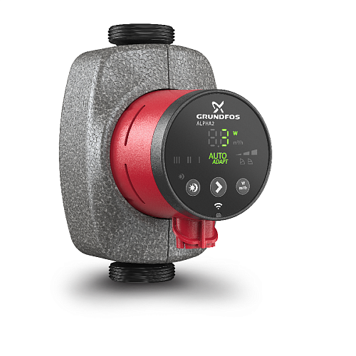 Grundfos ALPHA2 25-60 (с гайками) Циркуляционный насос 