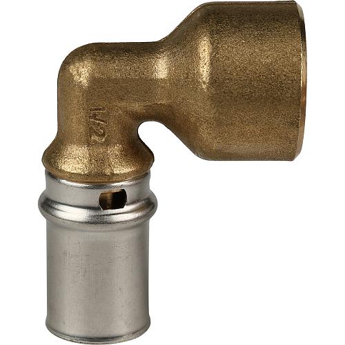 STOUT Угольник-переходник 16xG 1/2" с внутренней резьбой для металлопластиковых труб прессовой