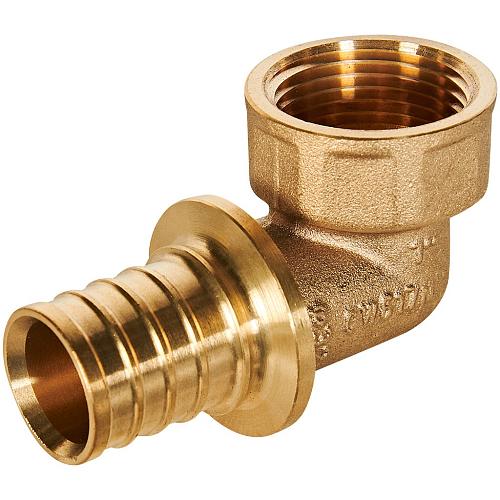 ROMMER Уголок-переходник с внутренней резьбой 32xG1 для трубы из сшитого полиэтилена осевой