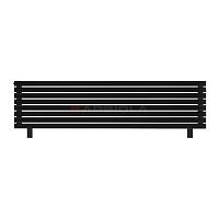 Arbiola Gorizont Liner HZ 2000-36-08 секции черный горизонтальный радиатор c боковым подключением с ножками