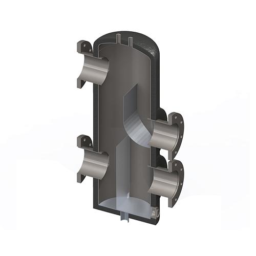 Elsen Гидравлический разделитель DN 100, в теплоизоляции, Q=33 м³/ч