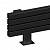 Arbiola Gorizont Mono HZ 1200-60-04 секции черный горизонтальный радиатор c боковым подключением (с ножками)