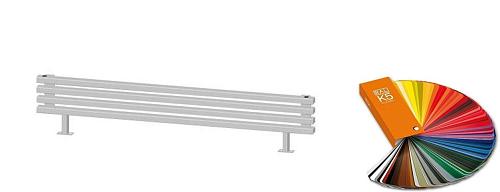 Arbiola Gorizont Ritmo HZ 750-40-12 секции цветной горизонтальный  радиатор c боковым подключением (с ножками)