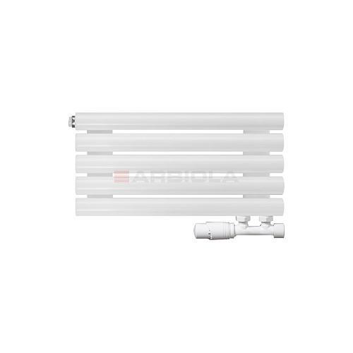 Arbiola Gorizont Iris V 600-42-05 секции белый горизонтальный радиатор c нижним подключением