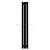 Arbiola Mono H 1200-60-03 секции черный вертикальный радиатор c боковым подключением