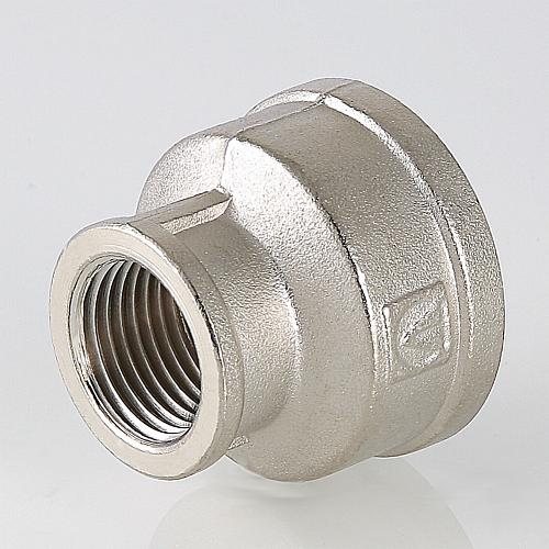 Valtec 3/4" x 1/2" Латунная никелированная муфта