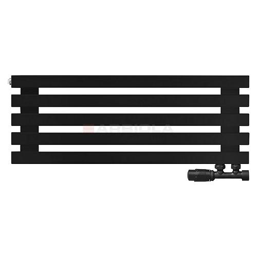 Arbiola Ritmo Gorizont V 750-40-05 секций чёрный горизонтальный радиатор c нижним подключением