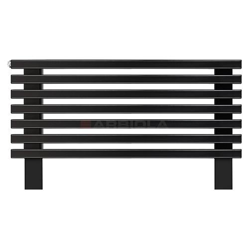Arbiola Gorizont Compact HZ 750-63-07 секции черный горизонтальный радиатор c боковым подключением с ножками