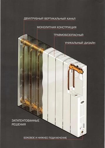Rifar Supremo 500 - 08 секции титан биметаллический секционный радиатор