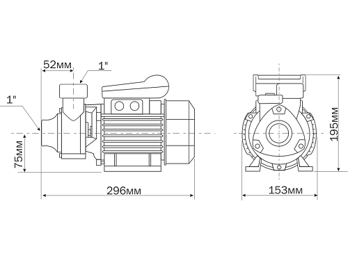 Aquario ADB-60 поверхностный насос