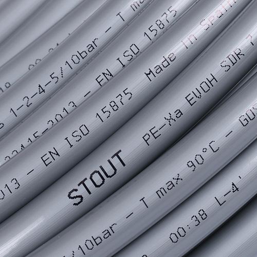 STOUT PEX-a 16х2,2 (70м) труба из сшитого полиэтилена серая