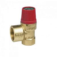 STOUT Клапан предохранительный для систем отопления (красная крышка)