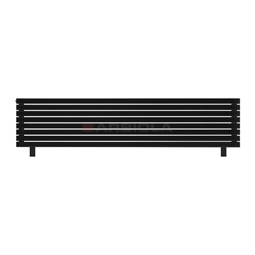 Arbiola Gorizont Liner HZ 2500-36-08 секции черный горизонтальный радиатор c боковым подключением с ножками