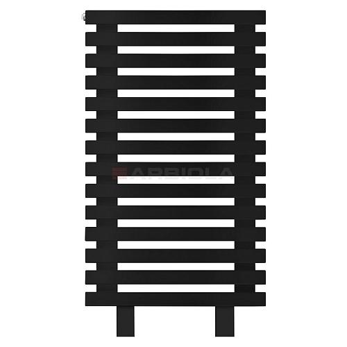 Arbiola Gorizont Ritmo HZ 600-40-14 секций чёрный горизонтальный  радиатор c боковым подключением (на ножках)