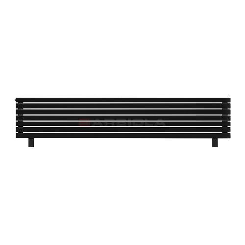 Arbiola Gorizont Liner HZ 2500-36-07 секции черный горизонтальный радиатор c боковым подключением с ножками