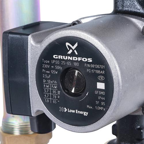 Stout Насосная группа с теплообменником 18 пластин,с насосом Grundfos UPSO 25-65 в теплоизоляции