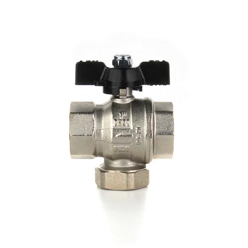 Elsen Кран шаровой с фильтром механической очистки ВВ 1/2", ручка - бабочка