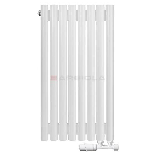 Arbiola Iris 42 V 750-42-08 секции белый вертикальный радиатор c нижним подключением