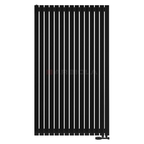 Arbiola Liner V 1800-36-15 секции черный вертикальный радиатор c нижним подключением