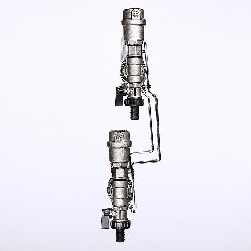 Valtec 1", 5 x 3/4", евроконус Коллекторный блок с регулировочными клапанами и расходомерами