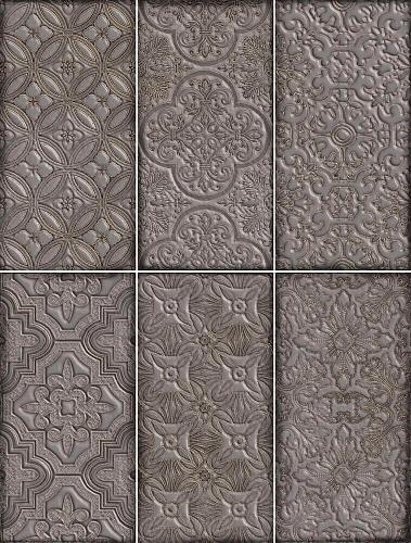 Bestile Dante Decor Grey 12x24 см Настенная плитка