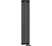 КЗТО QUADRUM 30 V 1- 1750-8 R RAL1T103S9005 Радиатор (черный матовый муар) с нижним подключением