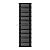 Arbiola Gorizont Iris H 600-42-34 секции черный горизонтальный радиатор c боковым подключением