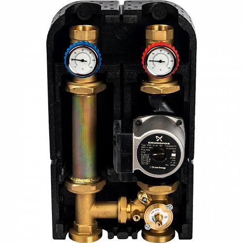 Stout Насосная группа со смесителем 1" с насосом Grundfos UPSO 25-65 DN 32