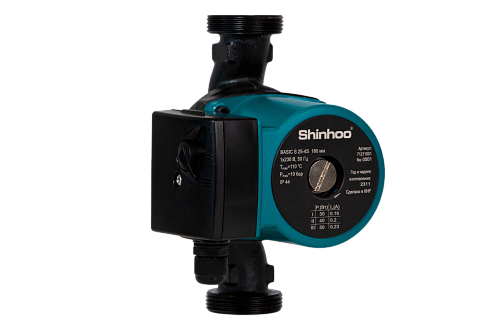 SHINHOO BASIC S 25-4S 180 1x230V Циркуляционный насос