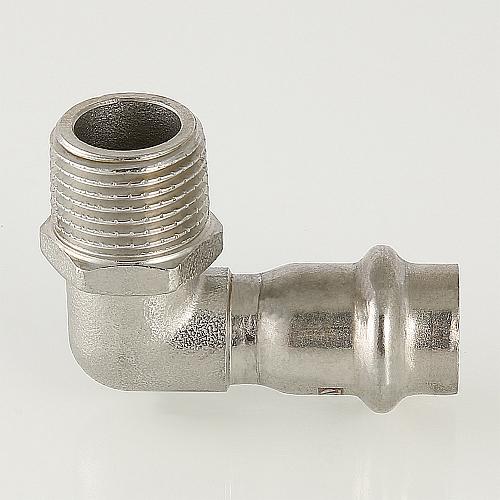 VALTEC 22 мм х 1/2 " Пресс-угольник из нержавеющей стали с наружной резьбой