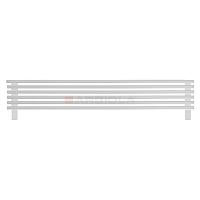 Arbiola Gorizont Compact HZ 1750-63-06 секции белый горизонтальный радиатор c боковым подключением с ножками