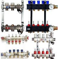 Коллекторы для радиаторного отопления и тёплого пола