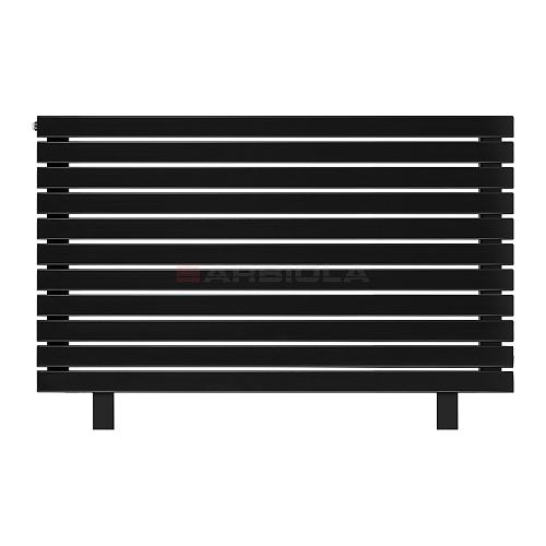 Arbiola Gorizont Liner HZ 1500-36-11 секции черный горизонтальный радиатор c боковым подключением с ножками