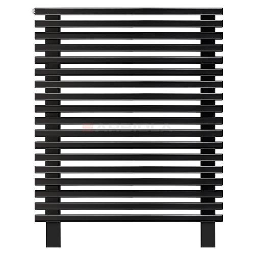 Arbiola Gorizont Compact HZ 750-63-18 секции черный горизонтальный радиатор c боковым подключением с ножками