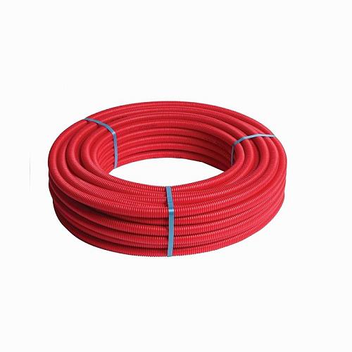 Henco Standard PEXc-AL-PEXc 20х2 мм (50 м) в красной гофре труба металлопластиковая