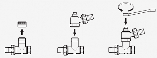 Danfoss RLV-15 1/2 (003L0143) Клапан ручной запорный угловой никелированный