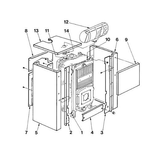 Sime Rondo 2R 8 OF Газовый напольный одноконтурный котел