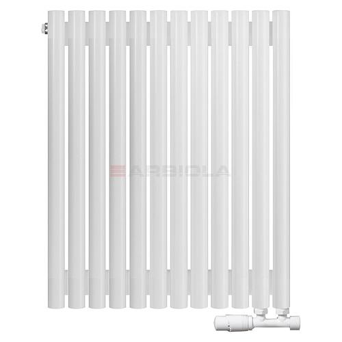 Arbiola Iris 42 V 700-42-12 секции белый вертикальный радиатор c нижним подключением