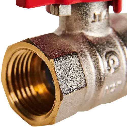 ROMMER Кран шаровой, ВР/ВР, ручка бабочка 1/2"